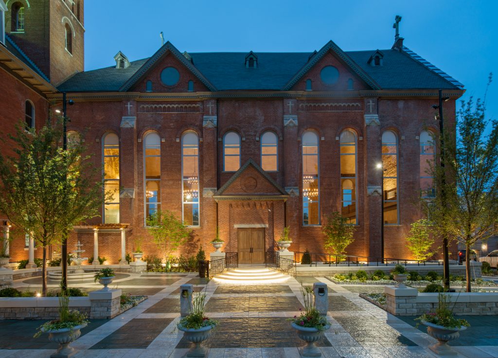 Monastery courtyard